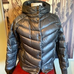 Grey North Face Bomber Jacket